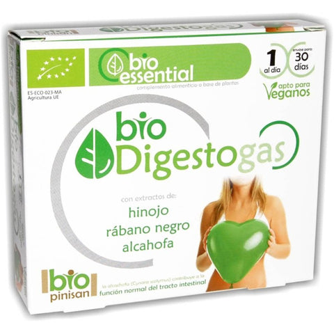 Comprar online BIO DIGESTOGAS 30 CAPSULAS de PINISAN. Imagen 1