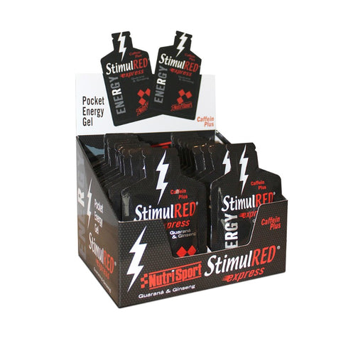 Comprar online CAJA STIMULRED EXPR GEL GUARANA Y GINSENG 24UDS de NUTRISPORT. Imagen 1