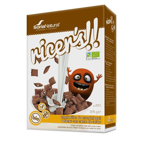 Comprar online RICERS ALMOHADILLA S DE ARROZ C/ CHOCOLATE 375 GRA de ALECOSOR SORIA NATURAL. Imagen 1