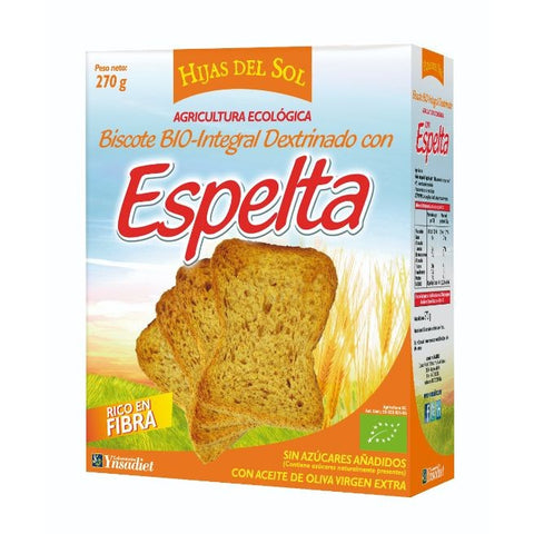 Comprar online PAN DEXTRINADO BIO ESPELTA 270 gr de YNSADIET. Imagen 1