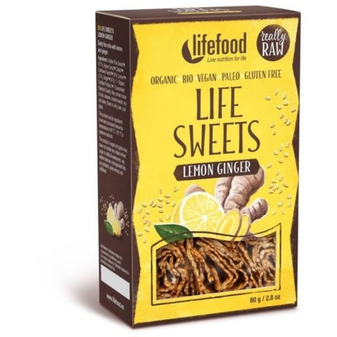 Comprar online ROLLS LINO LIMON -JENGIBRE BIO 80 gr de LIFEFOOD. Imagen 1