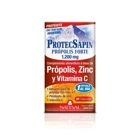Comprar online PROTECSAPIN PROPOLIS 1.200 mg 12 ca de NATYSAL. Imagen 1