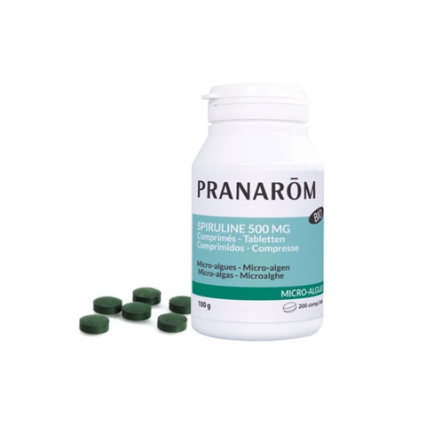 Comprar online ESPIRULINA COMPRIMIDOS 500 MG 200 comprimidos de PRANAROM. Imagen 1