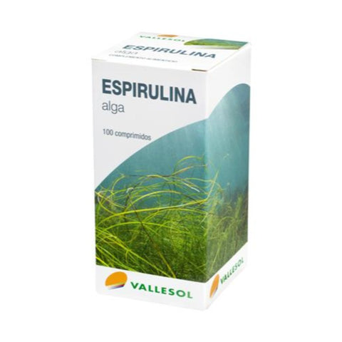 Comprar online ESPIRULINA 100 COMPRIMIDOS de VALLESOL. Imagen 1