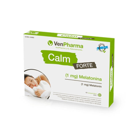 Comprar online VENPHARMA CALM FORTE (MELATONINA 1 mg) 60 Comp de VENPHARMA. Imagen 1