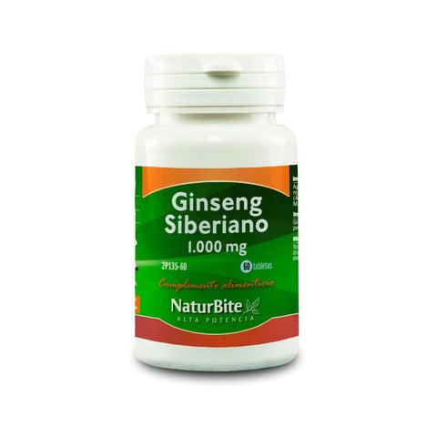 Comprar online GINSENG SIBERIANO 1.000 mg 60 Tab de NATURBITE. Imagen 1