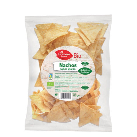 Comprar online NACHOS QUESO BIO 125 gr de EL GRANERO INTEGRAL. Imagen 1