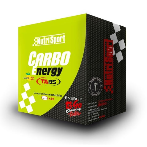 Comprar online CARBO ENERGY TABS SABOR LIMON 32 COMPRIMIDOS de NUTRISPORT. Imagen 1