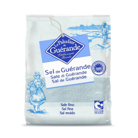 Comprar online SAL FINA GRIS DE GUERANDE 500 gr de LE PALUDIER SAL GUÉRANDE. Imagen 1