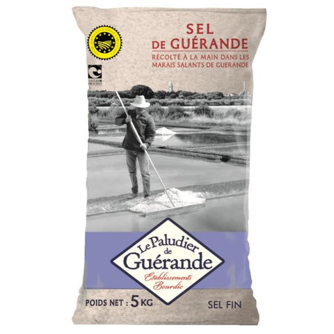 Comprar online SAL GRIS FINA DE3 GUERANDE 5 kg de LE PALUDIER SAL GUÉRANDE. Imagen 1