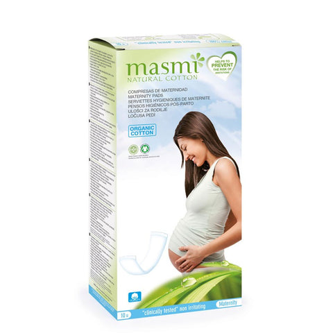 Comprar online COMPRESAS MATERNIDAD MASMI NATURAL COTTON 10U de MASMI. Imagen 1