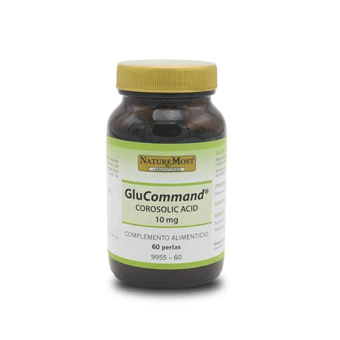 Comprar online GLUCOMMAND 10 mg corosolic acid 60 perlas de NATUREMOST. Imagen 1