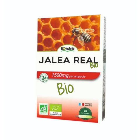 Comprar online JALEA REAL1500 mg 20 Ampollas BIOVER de BIOTECHNIE. Imagen 1