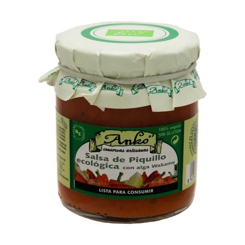 Comprar online SALSA DE PIQUILLO ECOLOGICA con Alga Wakame de ANKO. Imagen 1