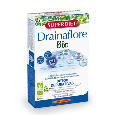 Comprar online DRAINAFLORE BIO 480 ml de SUPERDIET. Imagen 1