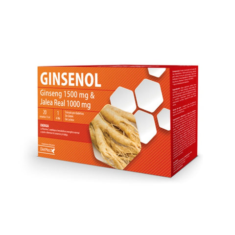 Comprar online GINSENOL 20 Ampollas de DIETMED. Imagen 1