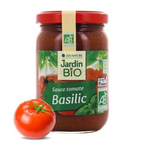 Comprar online SALSA DE TOMATE Y ALBAHACA 200G de JARDIN BIO. Imagen 1