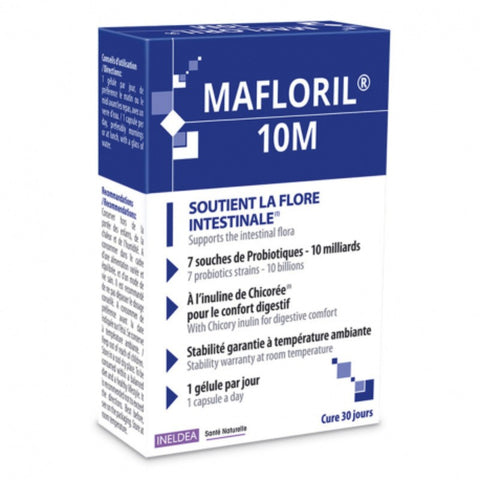 Comprar online MAFLOR 10M 30 Cap FLORA INTESTINAL 30 DIAS de INELDEA. Imagen 1