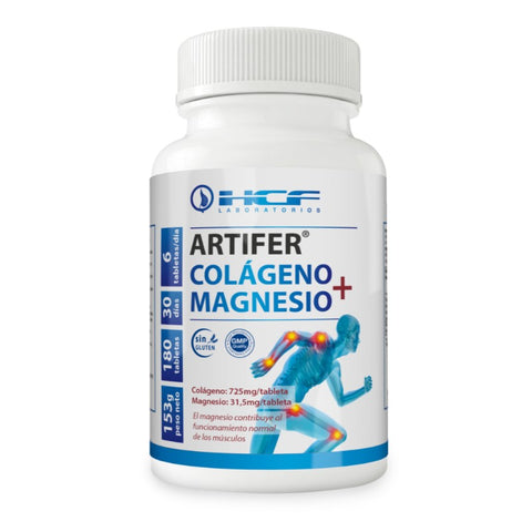 Comprar online HCF COLAGENO+MAGNESIO 450 TABLETAS 800mg de HCF LABORATORIOS. Imagen 1