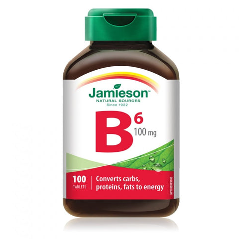 Comprar online VITAMINA B6 100MG 100 Tabletas de JAMIESON. Imagen 1