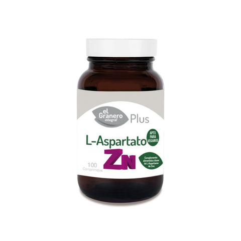 Comprar online L-ASPARTATO ZINC 100 Comp de GRANERO SUPLEMENTOS. Imagen 1