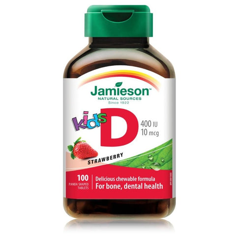 Comprar online VITAMINA D3 1000UI/25MCG NARANJA 100 Tabletas de JAMIESON. Imagen 1