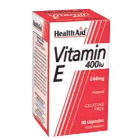 Comprar online VITAMINA E NATURAL 400 UI 60 Vcaps de HEALTH AID. Imagen 1