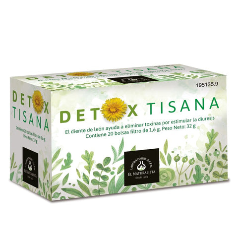 Comprar online DETOXTISANA INFUSION 20 Bolsitas de EL NATURALISTA. Imagen 1