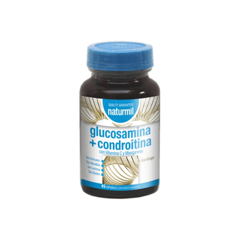 Comprar online GLUCOSAMINA + CONDROITINA 45 Caps de NATURMIL. Imagen 1