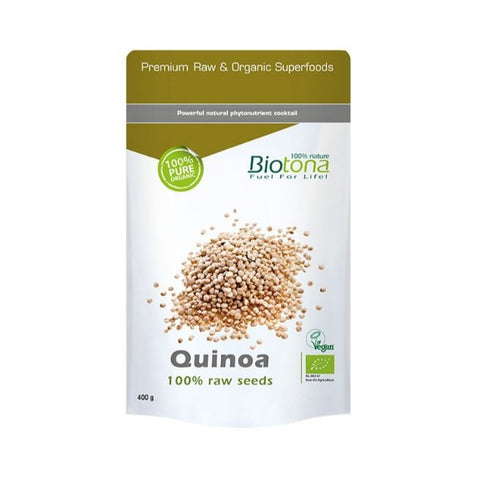 Comprar online SEMILLA CRUDA DE QUINOA - QUINOA RAW SEEDS 400G de BIOTONA. Imagen 1