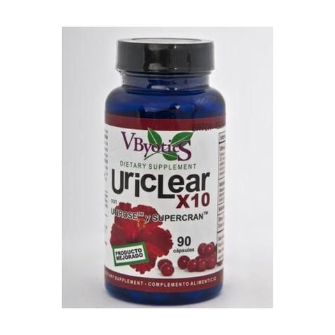 Comprar online URICLEAR X10 CON UTIROSE Y SUPERCRAN 90 Caps. de V.BYOTIC. Imagen 1
