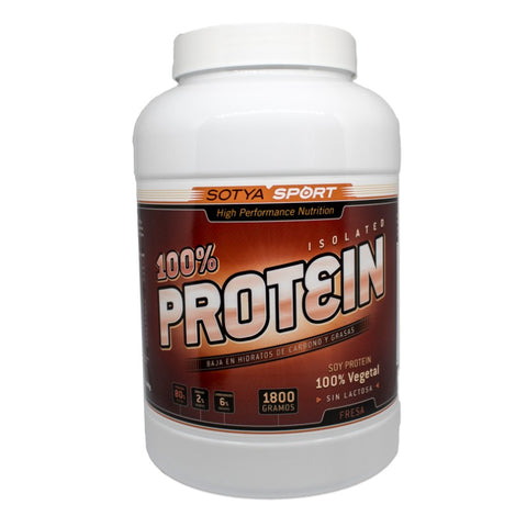 Comprar online 100% PROTEIN SOJA FRESA 1,8KG de SOTYA BESLAN. Imagen 1