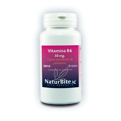 Comprar online VITAMINA B6 50 mg 60 Tab de NATURBITE. Imagen 1