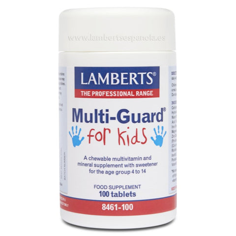 Comprar online MULTI GUARD FOR KIDS 100 Tabs de LAMBERTS. Imagen 1