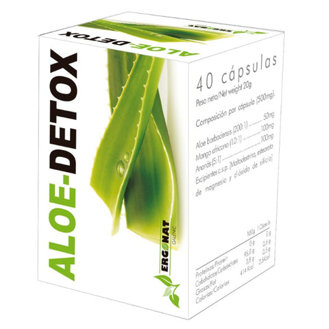 Comprar online ALOE DETOX 40 Caps de ERGOSPHERE. Imagen 1