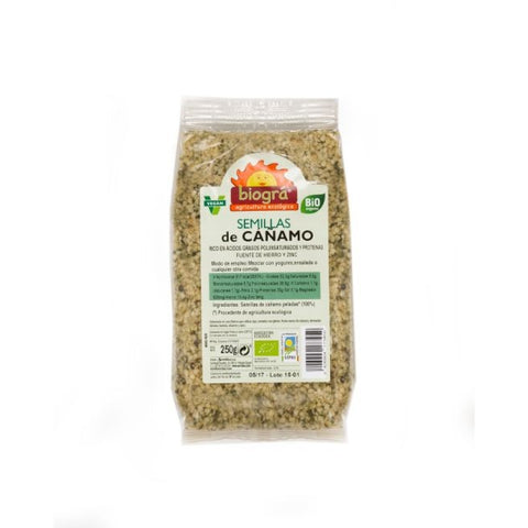 Comprar online SEMILLAS DE CAÑAMO PELADAS 250G BIOGRA BIO de BIOGRÁ (SORRIBAS). Imagen 1