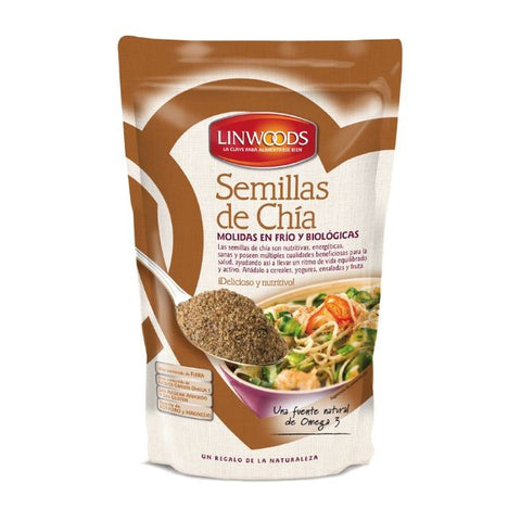 Comprar online SEMILLAS DE CHIA MOLIDAS 200 gr de LINWOODS. Imagen 1