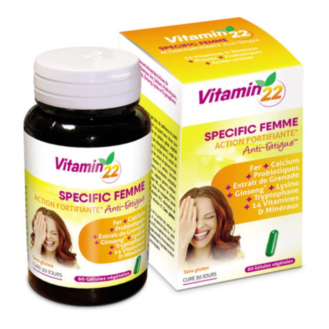 Comprar online VITAMIN 22 VITAMINAS& OLIGO & PLANTAS MUJER 60 Ca de INELDEA. Imagen 1