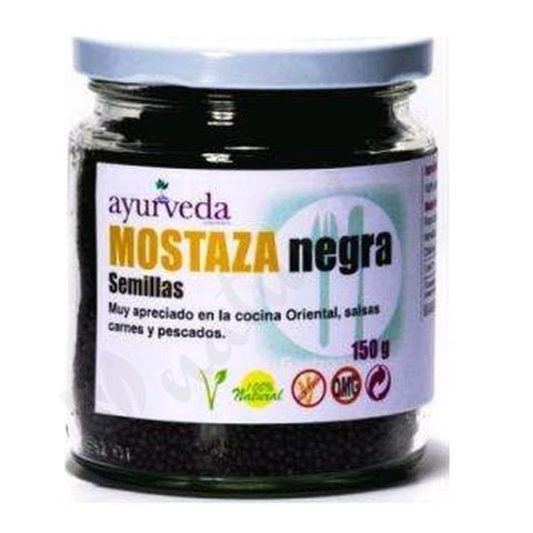 Comprar online SEMILLAS DE MOSTAZA NEGRA 150 gr de AYURVEDA. Imagen 1