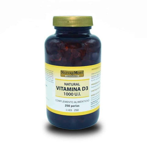Comprar online VITAMINA D3 1.000 U.I. 250 Comp de NATUREMOST. Imagen 1