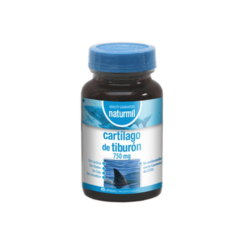 Comprar online CARTILAGO DE TIBURON 750 45 Caps de NATURMIL. Imagen 1