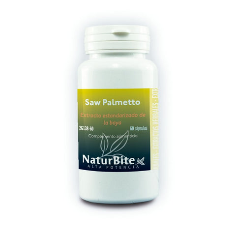 Comprar online SAW PALMETTO 60 Caps de NATURBITE. Imagen 1
