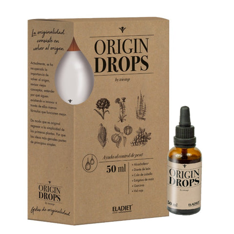 Comprar online ORIGIN DROPS 50 ml + botella de ELADIET. Imagen 1