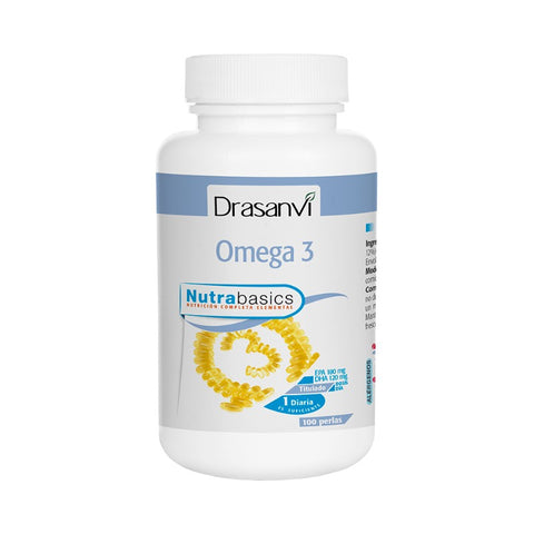 Comprar online OMEGA 3 1000 mg BOTE 100 Perlas NUTRABASICOS de DRASANVI. Imagen 1