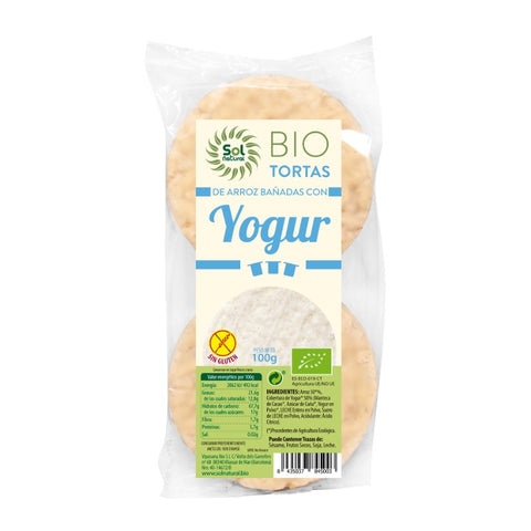 Comprar online TORTAS ARROZ CON YOGUR NATURAL BIO 100 g de SOLNATURAL. Imagen 1