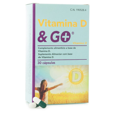 Comprar online VITAMINA D & GO 30 CPS de PHARMA&GO. Imagen 1