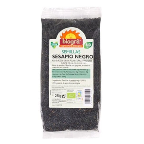 Comprar online SESAMO NEGRO 250G BIOGRA BIO de BIOGRÁ (SORRIBAS). Imagen 1