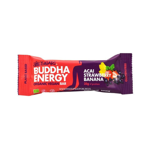 Comprar online BUDDHA ENERGY ACAI - MORANGO - PLATANO 35 gr de ISWARI. Imagen 1
