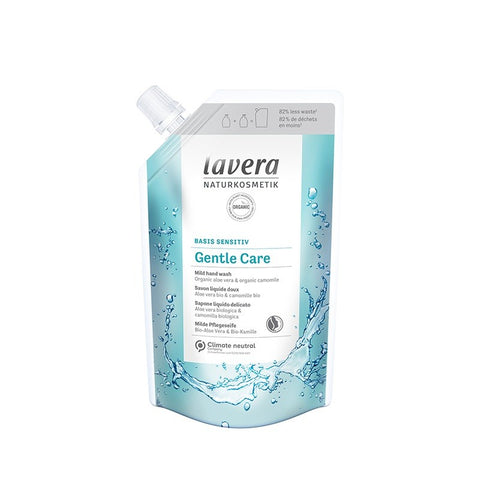 Comprar online RECARGA JABON MANOS BASIS SENSITIV ALOE VERA & MAN de LAVERA. Imagen 1