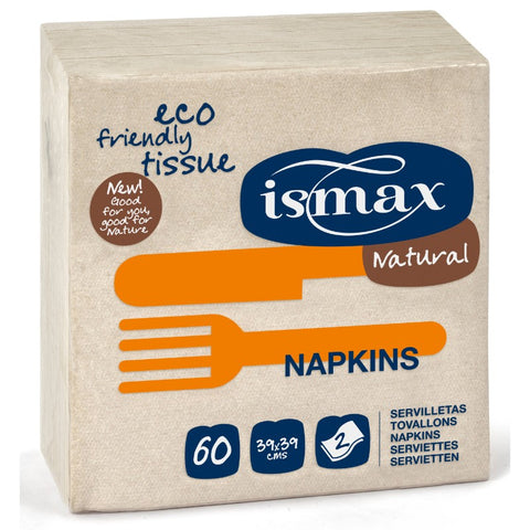Comprar online SERVILLETA ECOLOGICA 2 CAPAS 60/u de ISMAX. Imagen 1